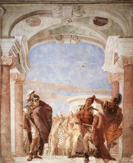 Giovanni Battista Tiepolo The Rage of Achilles